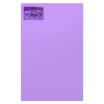 Purple Water Drop stationery