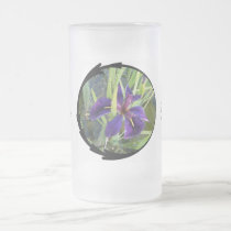 Purple Water Iris Bride mugs