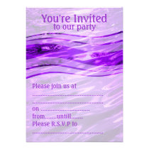 Purple Water pattern Card
