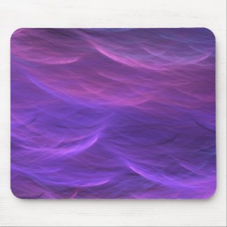 Purple Water Soft Waves Mousepad