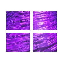 Purple Water Stretched Canvas Print