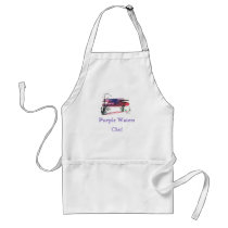 Purple Waters Chef Apron