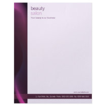 Purple Wave letterhead by BluePlanet Purple Wave letterhead