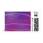 Purple Waves Postage