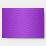 Purple Wavy Stripes Envelopes
