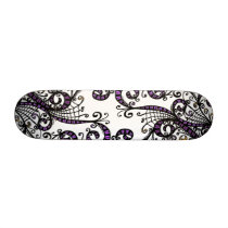 Purple Webs skateboards by Designsbyme Purple Webs skateboards