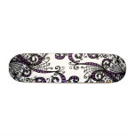 Purple Webs Skateboard Deck