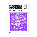 wedding, cake, stamp, stamps, postage, gothic,
