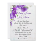 purple wedding invitations