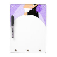 Purple Wedding To-Do List Dry Erase Board