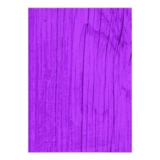 Purple Western Barn Wood Bridal Shower Invitations