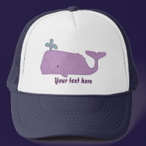 Purple Whale Hat