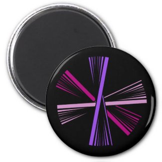 Purple Wheel Magnet