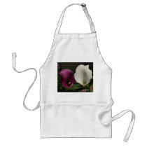 "Purple White Calla Lilies" Apron