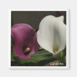 "Purple White Calla Lilies" Magnet