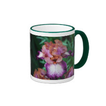 Purple & White Iris.. Mug