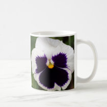 Purple & White Pansy mugs