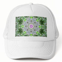 Purple Wildflower Kaleidoscope Art 8 hats