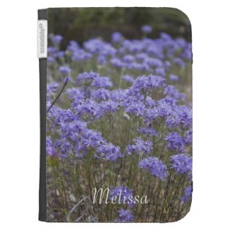Purple Wildflowers Kindle Cases
