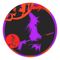 Purple witch 02 stickers