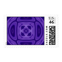 Purple wood abstract pattern postage stamps