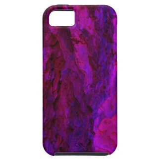 Purple Wood Bark Textures iPhone 5 Case