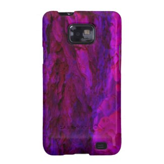 Purple Wood Bark Textures Samsung Galaxy S2 Cover