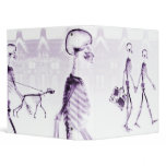 Purple X-Ray Skeletons Afternoon Stroll Binder