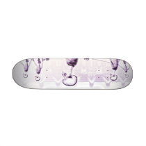 Purple X-Ray Skeletons Afternoon Stroll skateboards