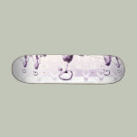 Purple X-Ray Skeletons Afternoon Stroll Skateboard Decks