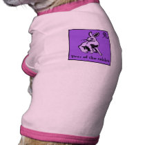 Purple Year of the Rabbit Gifts and Apparel Pet Tee Shirt