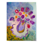 Purple Yellow Flower Poster Print Original Artwork posters