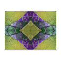 purple yellow gaze postcards