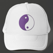 Purple Yin Yang Hat hats
