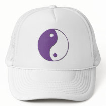 Purple Yin Yang Hat