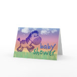 zebra, baby shower, baby shower card, baby shower