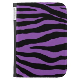 Purple Zebra Kindle Case