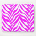 Purple Zebra Mousepad by christigmc Purple Zebra Mousepad