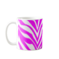 Purple Zebra Mug mugs