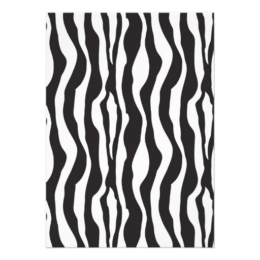 Purple Zebra Print Bachelorette Party Invitations