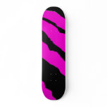 Purple Zebra Print -- Skateboard