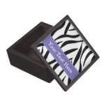Purple Zebra Print Skin Gift Box Premium Gift Boxes