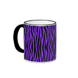 Purple Zebra Stripes Mug Cup