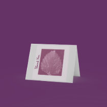 purpleautumnleafThankYou cards