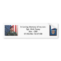 PurpleHeart, Nicks pix 087, In Loving Memory of... bumper stickers by danddmitch PurpleHeart, Nicks pix 087, In Loving Memory of... bumper stickers