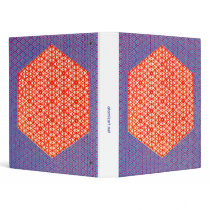 PurpleOrangeWhite binders