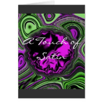 purplesatin, A Touch of Satin cards