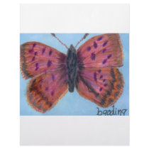 Purplish Copper Butterfly letterhead by Flags1 Purplish Copper Butterfly letterhead