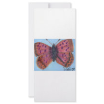 Purplish Copper Butterfly rack cards by Flags1 Purplish Copper Butterfly rack cards