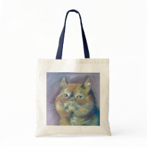 Purplish Persian Cat Bag by PatriceArt Purplish Persian Cat Bag